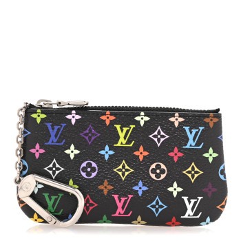 LOUIS VUITTON LV X TM Monogram Multicolor Key Pouch Black
