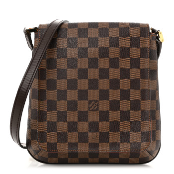 LOUIS VUITTON Damier Ebene Musette Salsa Long Strap