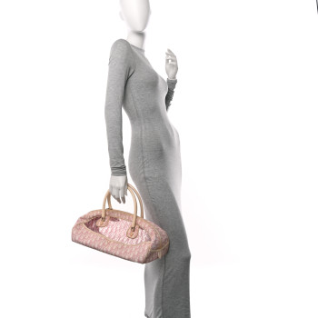 CHRISTIAN DIOR Monogram PVC Bowler Pink