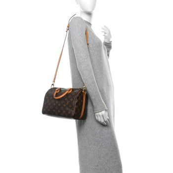 LOUIS VUITTON Monogram Speedy Bandouliere 25