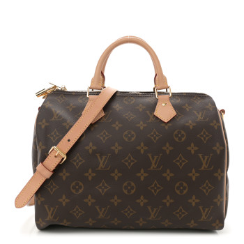LOUIS VUITTON Monogram Speedy Bandouliere 30