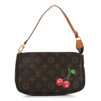 LOUIS VUITTON Monogram Cerises Pochette Accessories