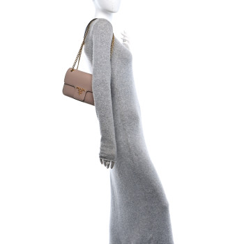 PRADA Saffiano Flap Shoulder Bag Cipria