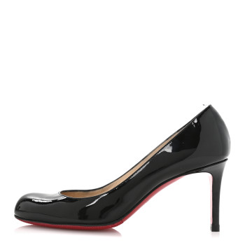 CHRISTIAN LOUBOUTIN Patent Pumppie 85 Pumps 38 Black