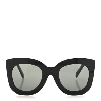 CELINE Oversized Round Sunglasses CL4005FN Black