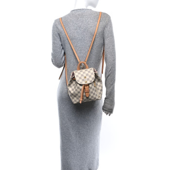 LOUIS VUITTON Damier Azur Sperone BB Backpack