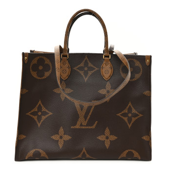 LOUIS VUITTON Reverse Monogram Giant Onthego GM