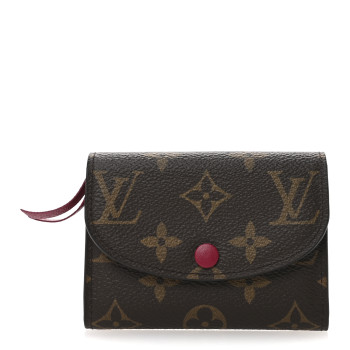 LOUIS VUITTON Monogram Rosalie Coin Purse Fuchsia