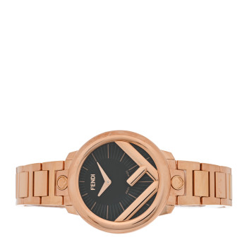 FENDI Stainless Steel 36mm Run Away Quartz Watch Gold