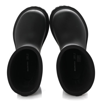 BALENCIAGA Rubber Steroid Bootie 37 Black