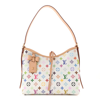 LOUIS VUITTON LV X TM Monogram Multicolor CarryAll PM White