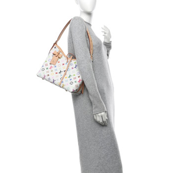 LOUIS VUITTON LV X TM Monogram Multicolor CarryAll PM White