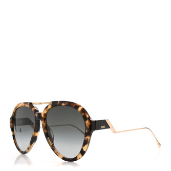 FENDI Acetate Aviator Sungla sses F0322/G/S Tortoise