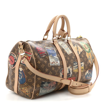 LOUIS VUITTON Monogram Flight Mode Keepall Bandouliere 45