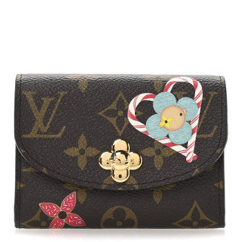 LOUIS VUITTON Monogram 2024 Christmas Animation Candy Factory Rosalie Coin Purse Candy Red