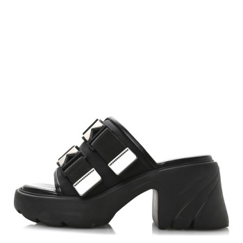 BOTTEGA VENETA Nappa Flash 80mm Sandals 39 Black