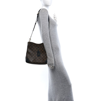 LOUIS VUITTON Monogram Odeon MM Black