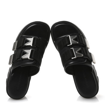 BOTTEGA VENETA Nappa Flash 80mm Sandals 39 Black