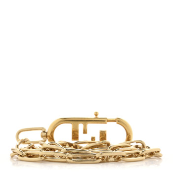 FENDI Metal O'Lock Strap You Gold