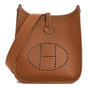 HERMES Taurillon Clemence Evelyne TPM Gold