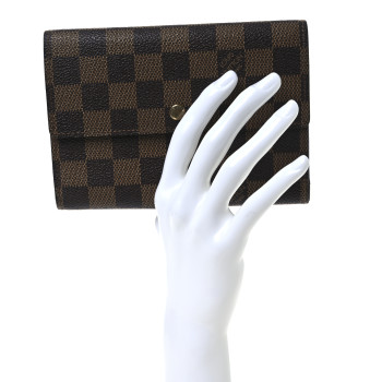 LOUIS VUITTON Damier Ebene Porte Tresor Etui Papier Wallet LOUIS VUITTON Damier Ebene Porte Tresor Etui Papier Wallet