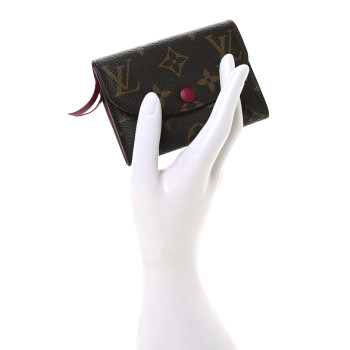 LOUIS VUITTON Monogram Rosalie Coin Purse Fuchsia