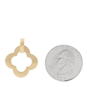 VAN CLEEF & ARPELS 18K Yellow Gold Byzantine Alhambra Pendant