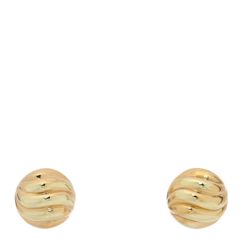DAVID YURMAN 18K Yellow Gold 8mm Sculpted Cable Earrings