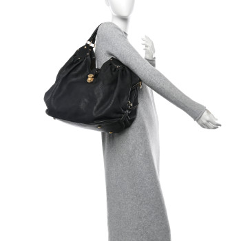 LOUIS VUITTON Mahina XL Black