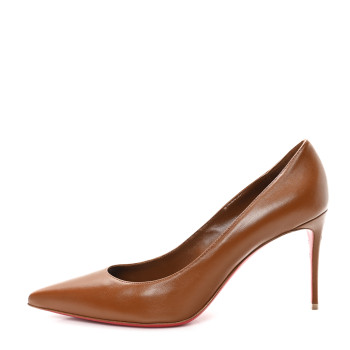 CHRISTIAN LOUBOUTIN Nappa Kate 85 Pumps 40.5 Nude