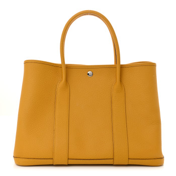 HERMES Negonda Garden Party 36 MM Jaune Ambre