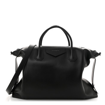 GIVENCHY Smooth Calfskin Large Soft Antigona Black