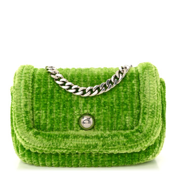 BOTTEGA VENETA Chenille Corduroy Small Shoulder Bag Caterpillar