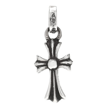 CHROME HEARTS Sterling Silver Baby Fat Cross Single Earring