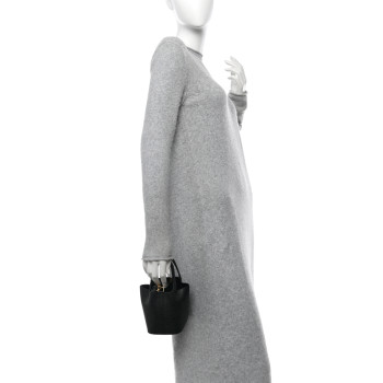 HERMES Ostrich Micro Picotin Lock Black