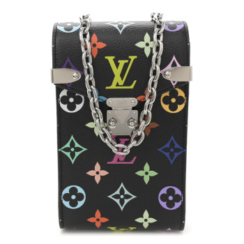 LOUIS VUITTON LV X TM Monogram Multicolor Phone Pouch Metis Black