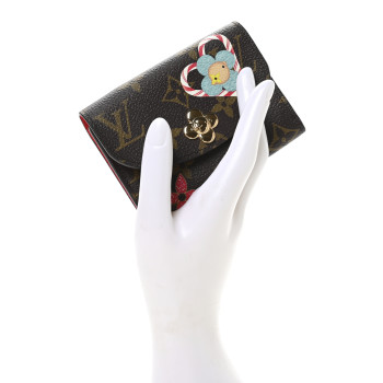 LOUIS VUITTON Monogram 2024 Christmas Animation Candy Factory Rosalie Coin Purse Candy Red