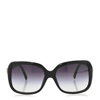 CHANEL CC Bow Sunglasses 5171 Black White