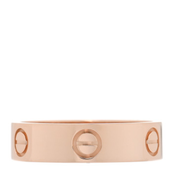 CARTIER 18K Pink Gold 5.5mm LOVE Ring 59 8.75