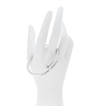 CARTIER 18K White Gold Juste Un Clou Bracelet 17