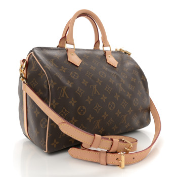 LOUIS VUITTON Monogram Speedy Bandouliere 30