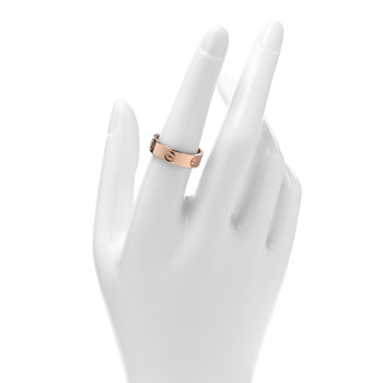 CARTIER 18K Pink Gold 5.5mm LOVE Ring 55 7.25