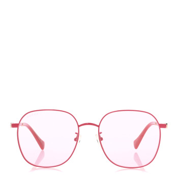 GUCCI Metal Round GG Sunglasses GG1142SA Pink