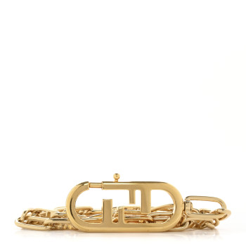 FENDI Metal O'Lock Strap You Gold