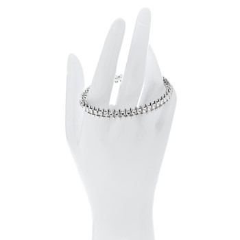 CARTIER 18K White Gold Medium Clash De Cartier Bracelet 17