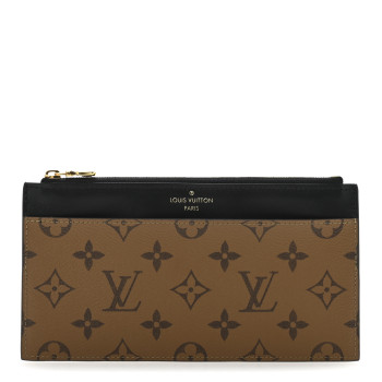 LOUIS VUITTON Reverse Monogram Slim Purse