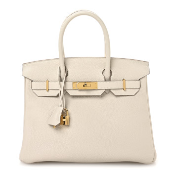 HERMES Togo Birkin 30 Craie