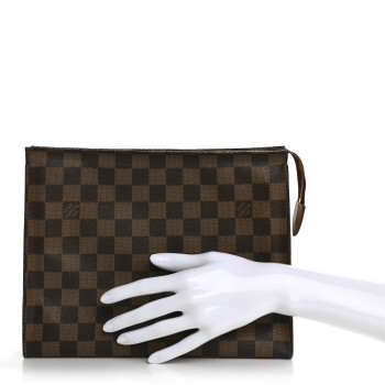 LOUIS VUITTON Damier Ebene Toiletry Pouch 26