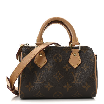 LOUIS VUITTON Monogram Nano Speedy Bandouliere