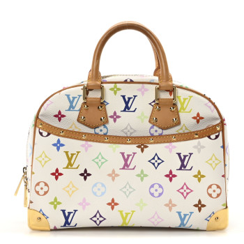 LOUIS VUITTON Monogram Multicolor Trouville White
